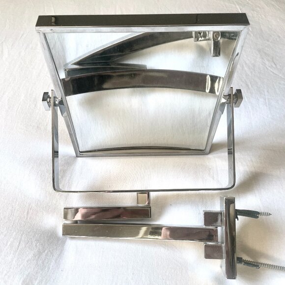 Square Wall Mounted Articulating Mirror - Picture 3 of 4